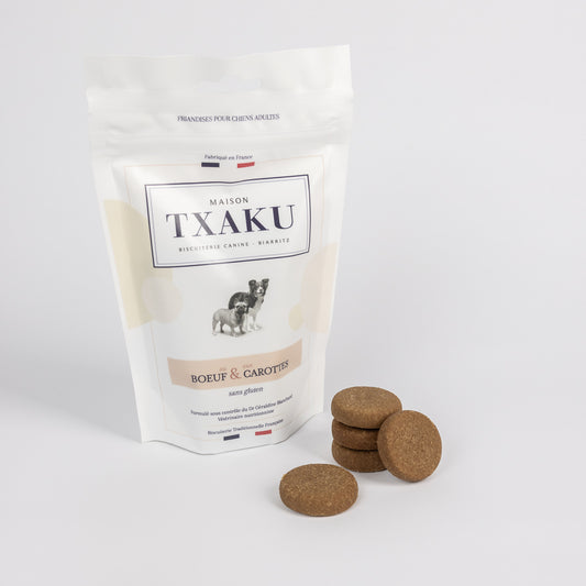 Biscuits pour chien Boeuf Carotte