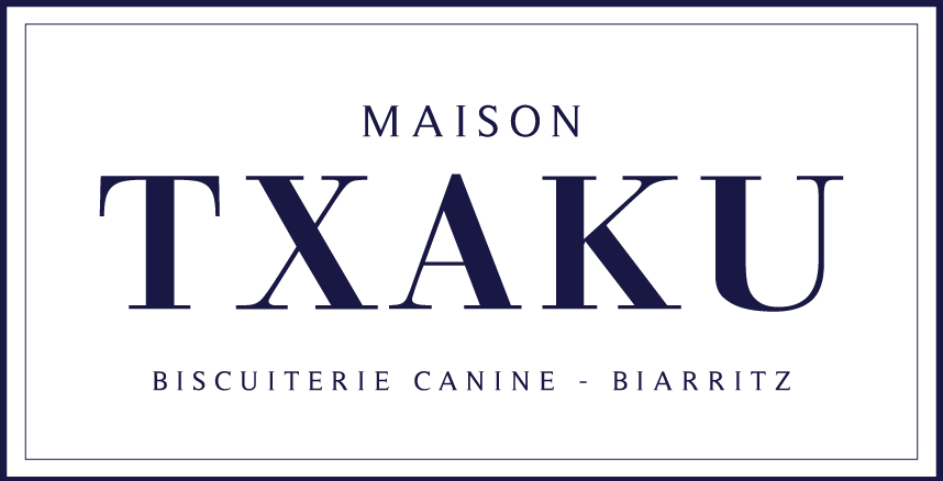 logo de la maison txaku - biscuit friandise chien