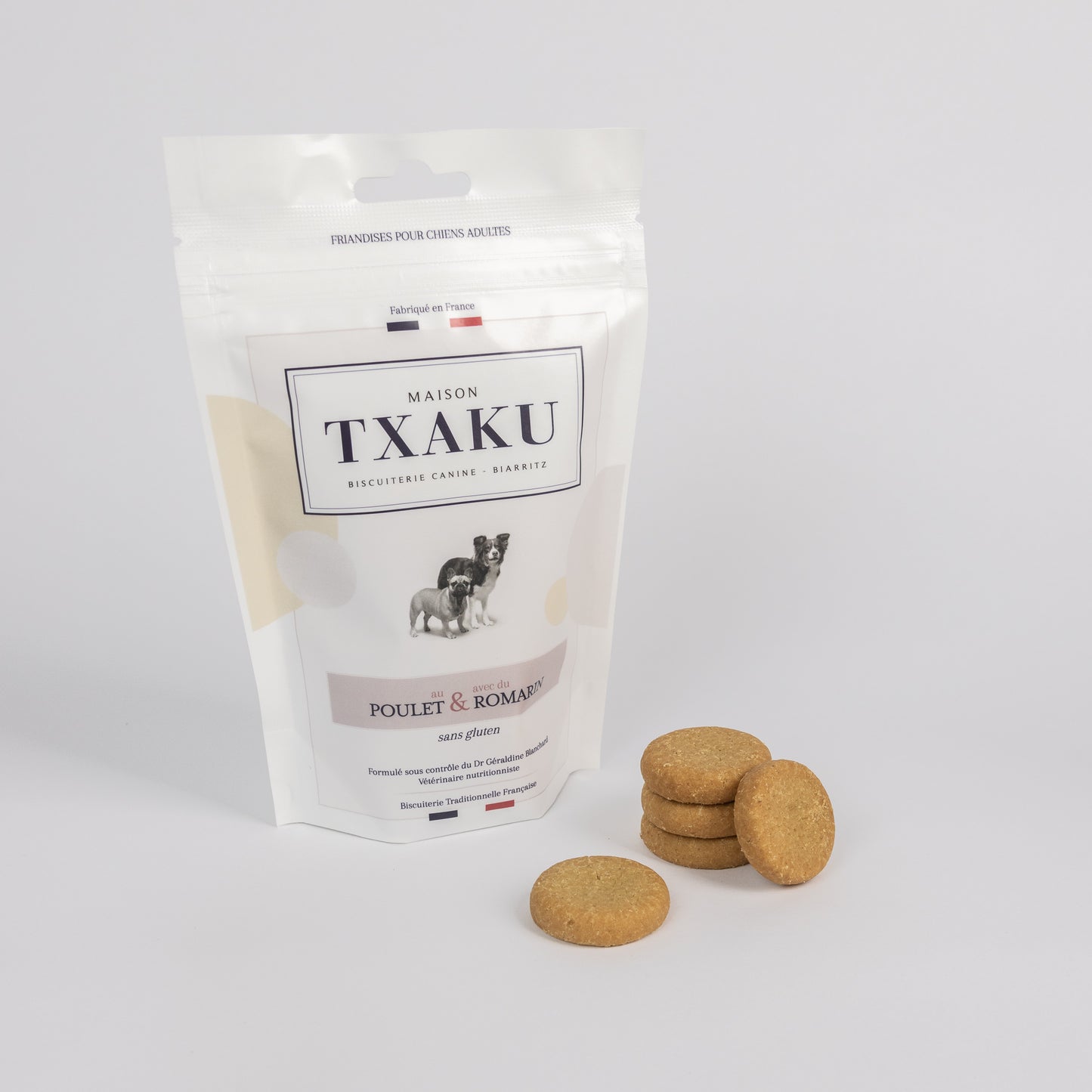 Biscuits pour chien Poulet Romarin